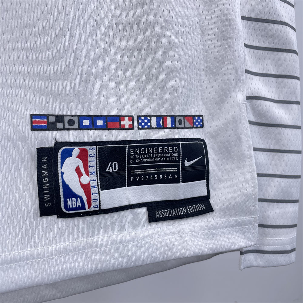 NBA Los Angeles Clippers 2023 V-Neck White Jersey LEONARD#2 S-XXL