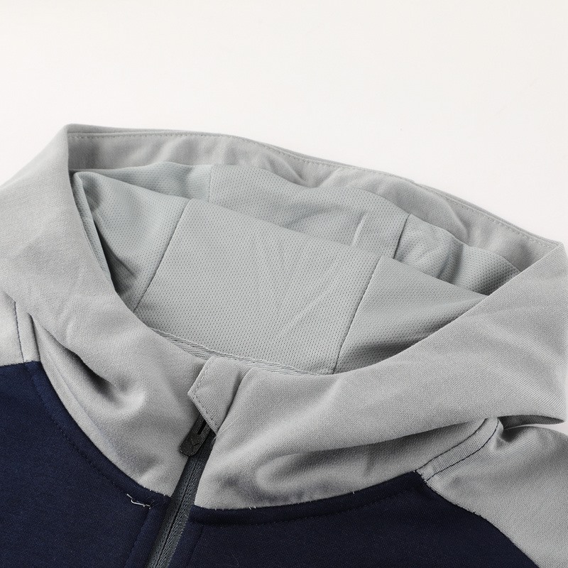 2024 Puma Royal Blue Hoodie Jacket Kit Set Football Team Shirt Sports Fashion