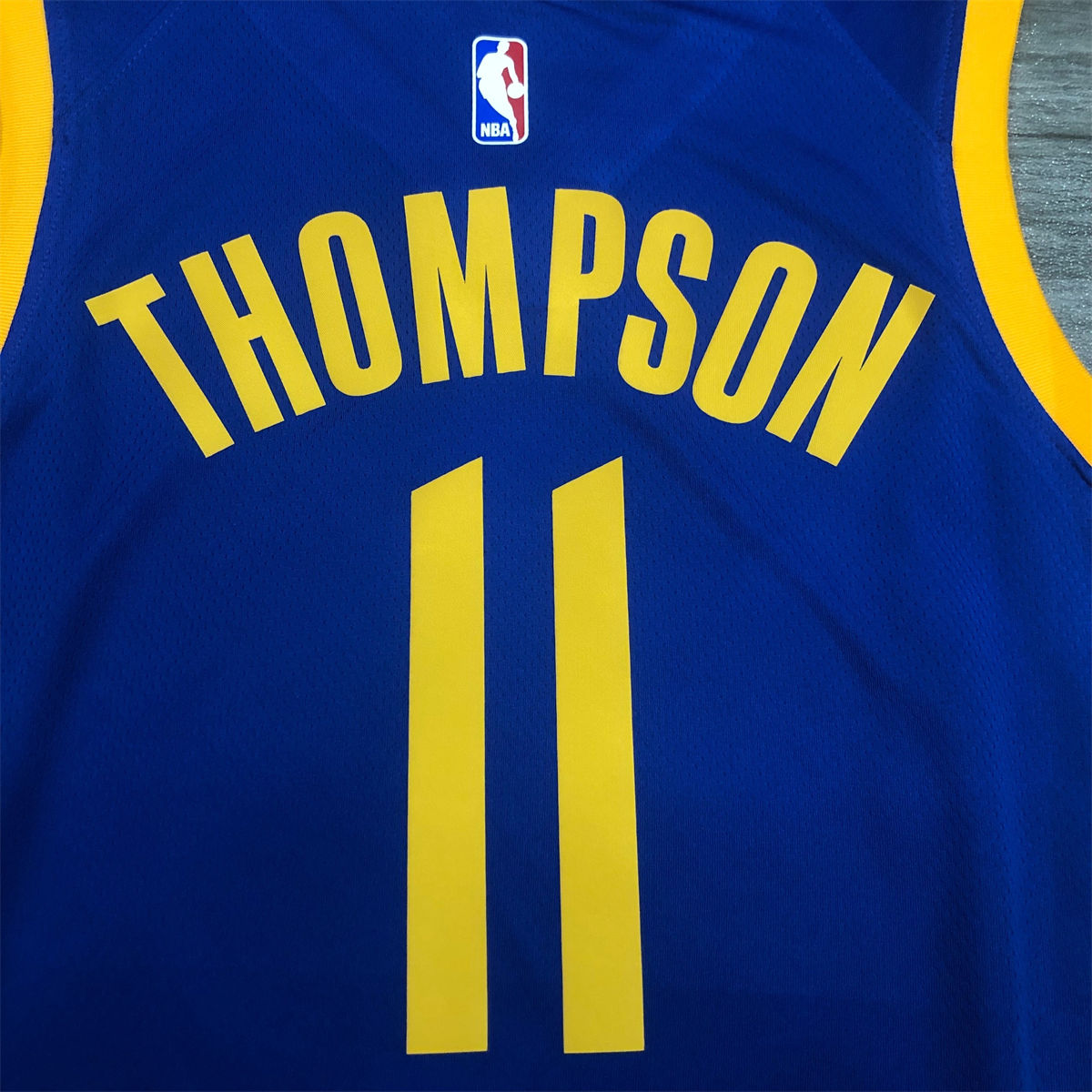 NBA Golden State Warriors V neck Blue Jersey THOMPSON#11 S-XXL