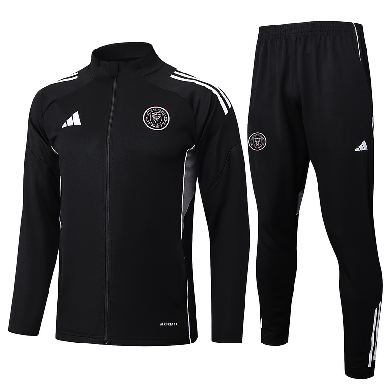 2025/26 Miami Black Jacket Training Suit Set Football Team Shirt Sports Fashion