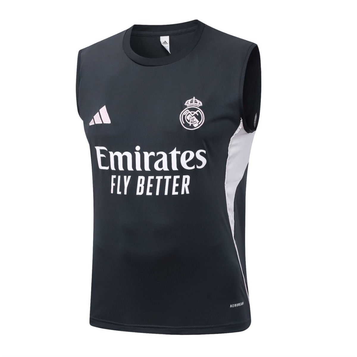 2026 Real Madrid Dark gray Training Set Shirt and Shorts