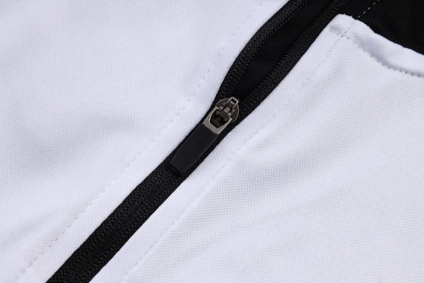 202526 Corinthians white-black Long-sleeved half-pull training kit Football team kit