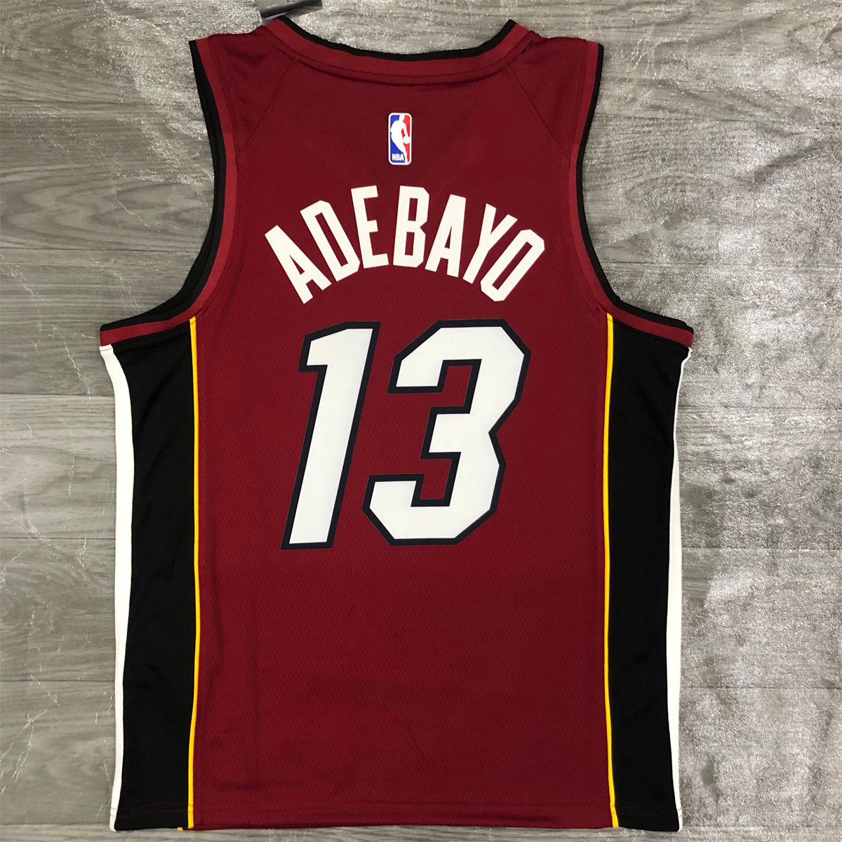 NBA Miami Hearts V-Neck Red Jersey ADEBAYO#13 S-XXL