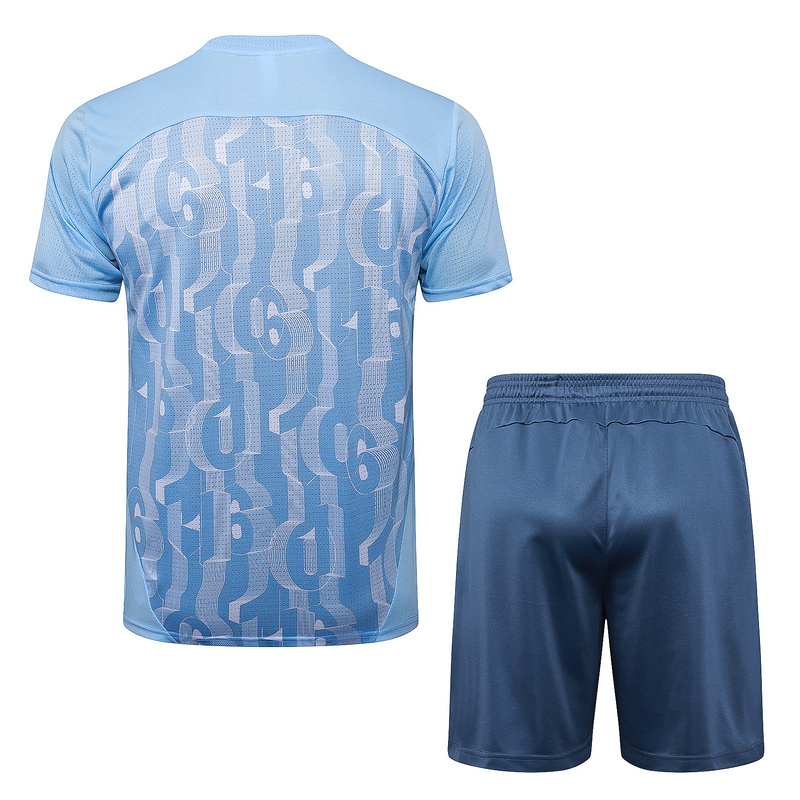 24/25 Manchester City Light blue Training Set Shirt and Shorts