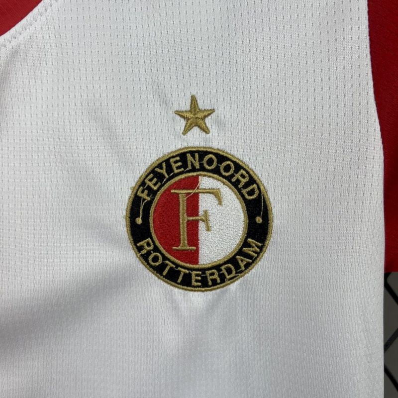 2025/26 Feyenoord Rotterdam Home jersey kids Kits size: 16-28