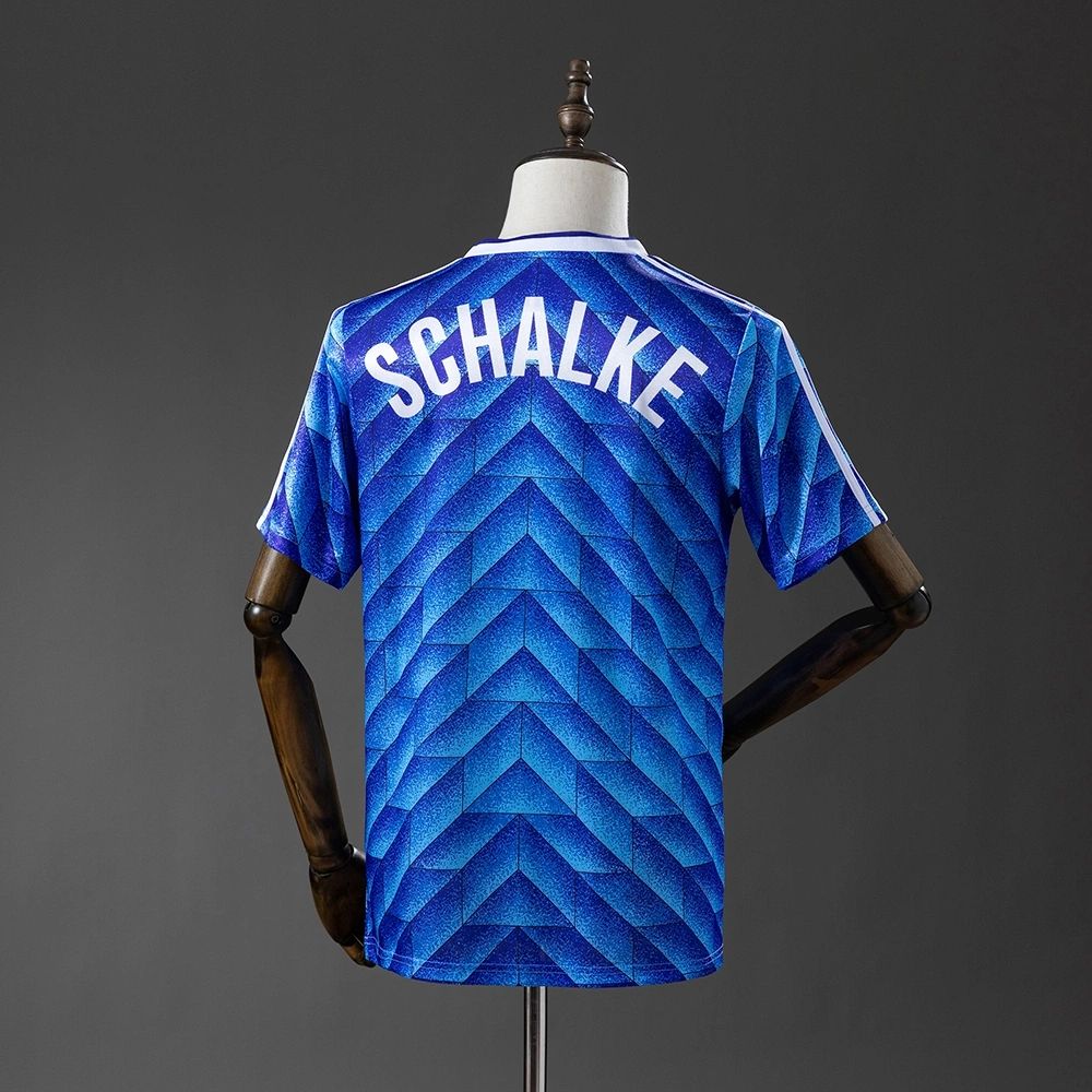 Retro 1988/89 Schalke 04 Home jersey Fan Version