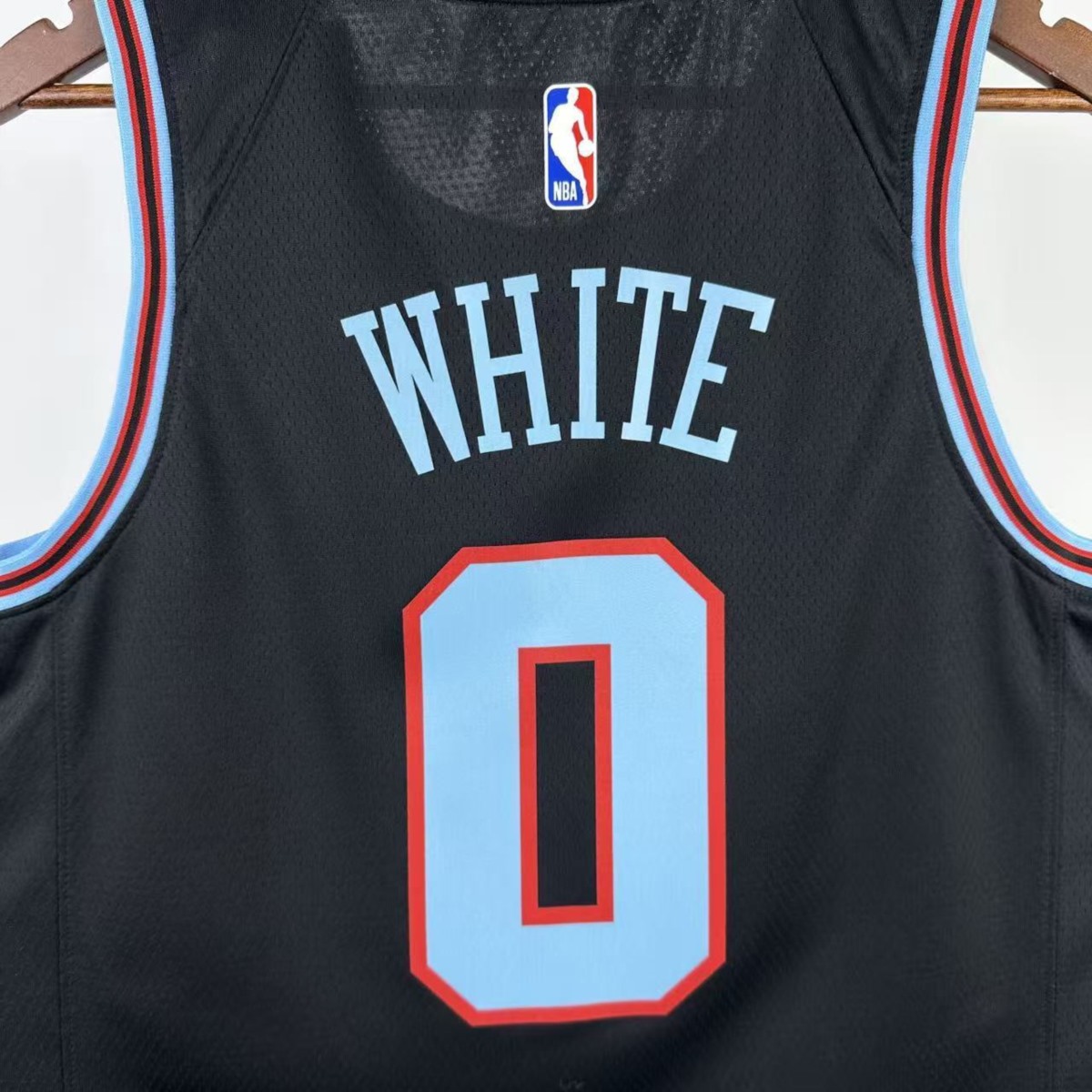 NBA Chicago Bulls 2026 City Edition Black Jersey WHITE#0