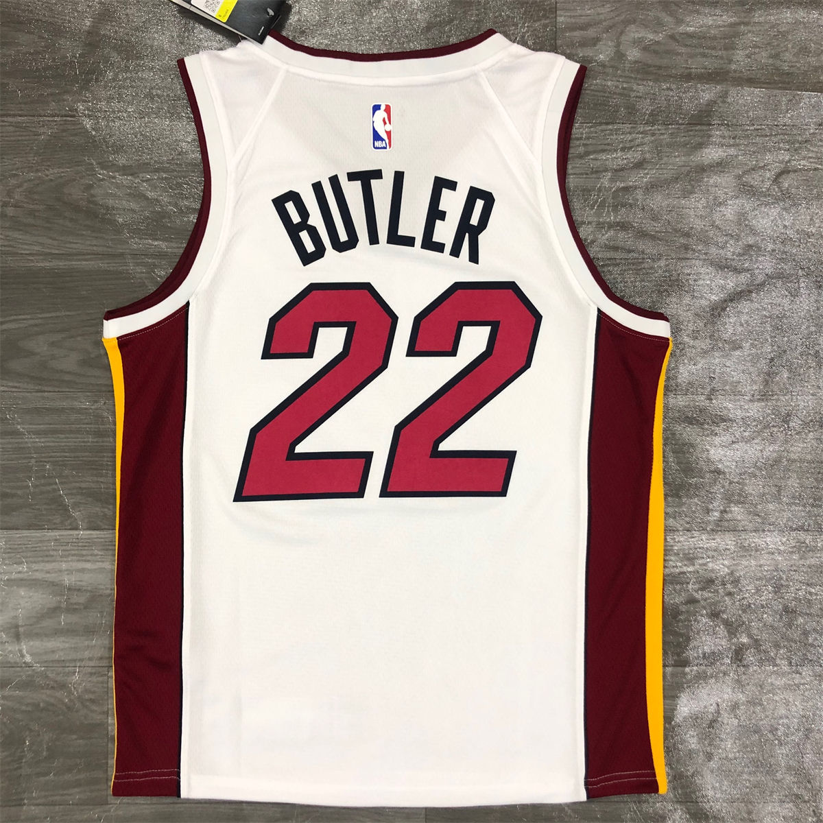 NBA Miami Hearts V-Neck White Jersey BUTLER#22 S-XXL