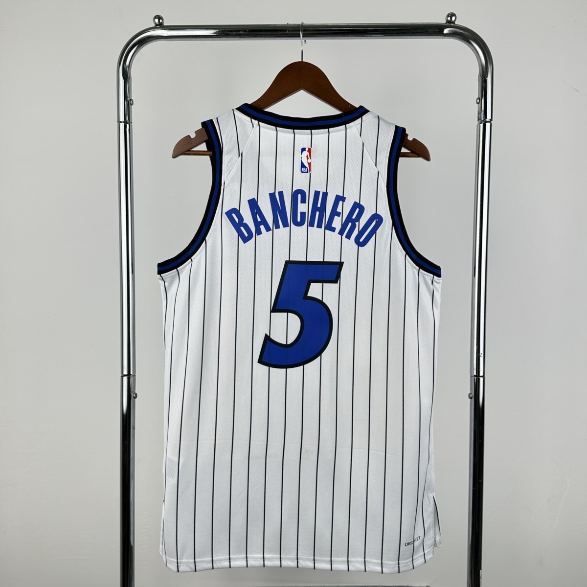 NBA Orlando Magic 2025 Round Neck Home White Jersey BANCHERO#5 S-XXL