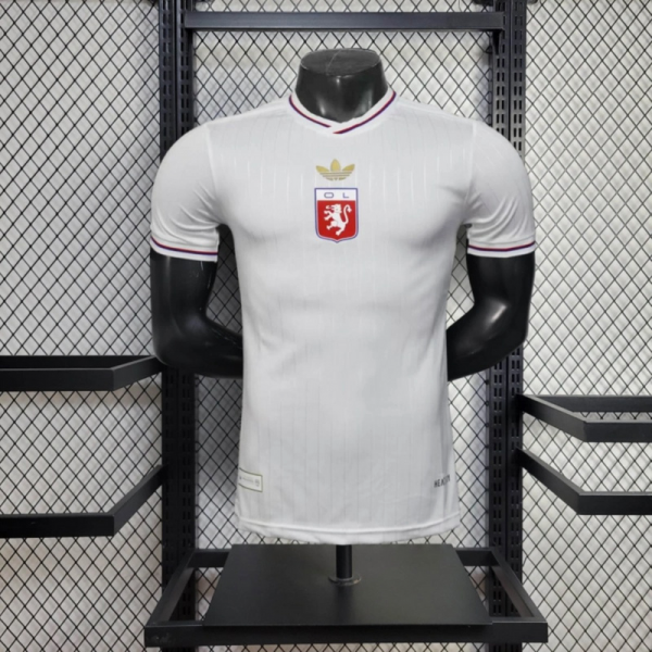 2025/26 Olympique Lyonnais Anniversary Edition White jersey Player Version