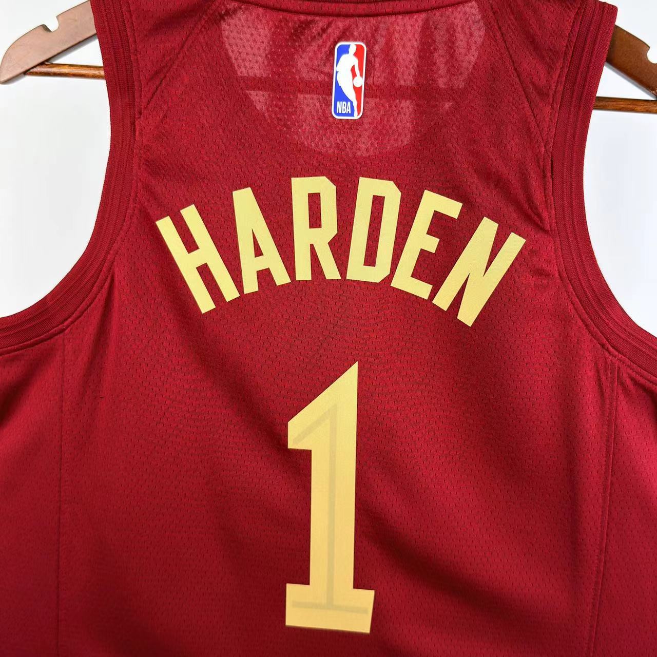 NBA Cleverland Cavaliers Round Neck Red jersey HARDEN#1