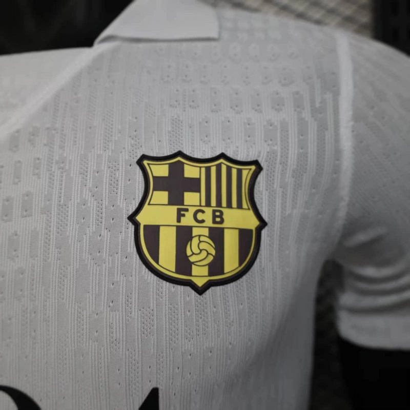 2025/26 Barcelona Special Edition White jersey Player Version