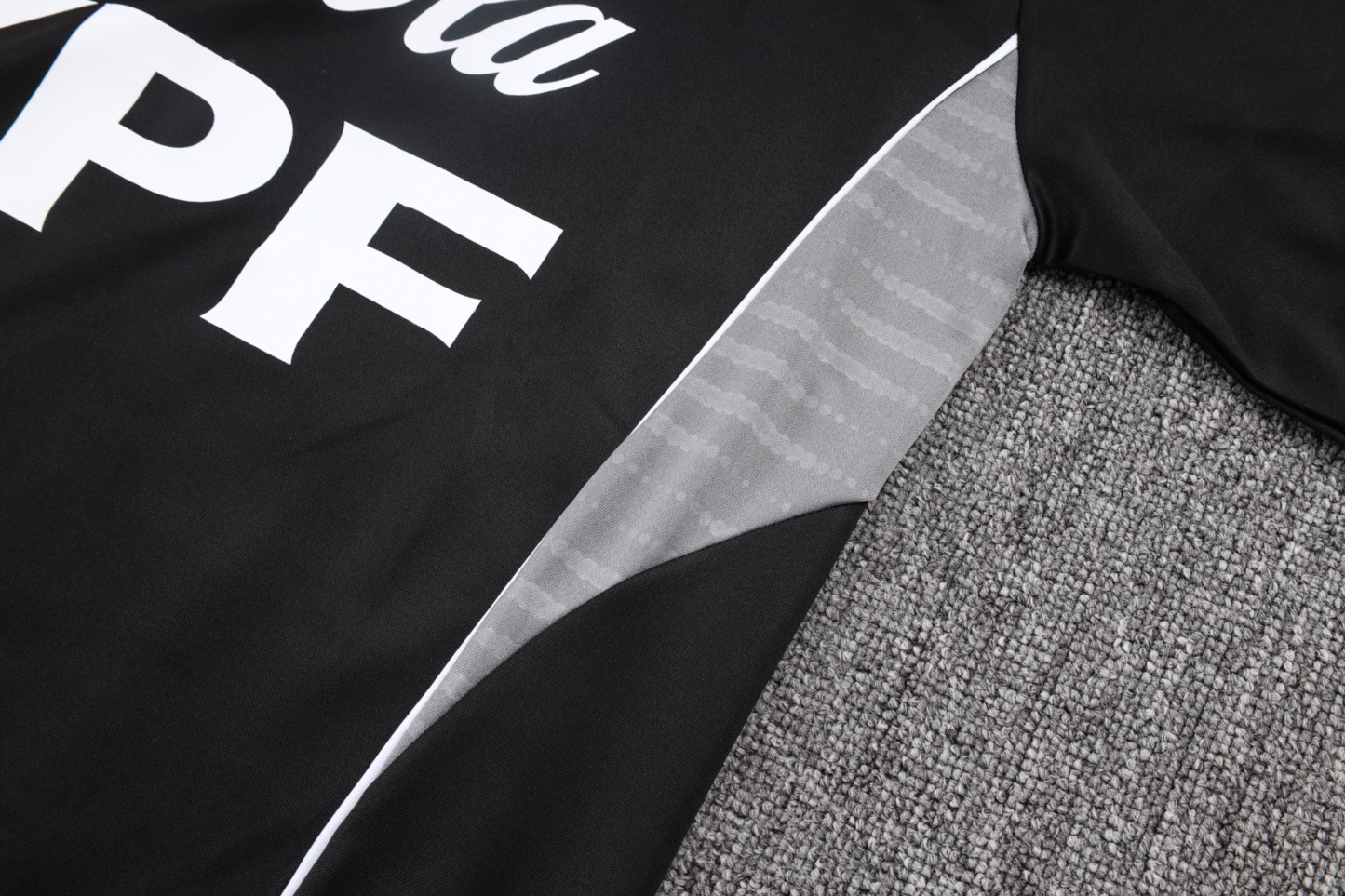 202526 Argentina black Long-sleeved half-pull training kit Football team kit