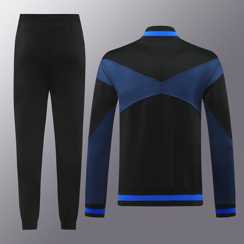 2024 Inter Milan Deep Blue Jacket Training Suit Set Football Team Shirt Sports Fashion