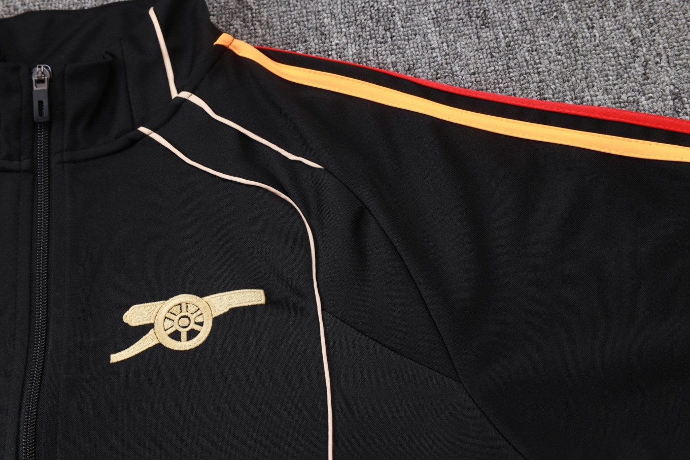 2026 Arsenal Black Jacket Training Suit Set