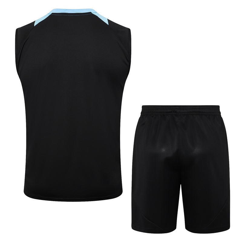 24/25 Argentina Black Training Set Shirt and Shorts