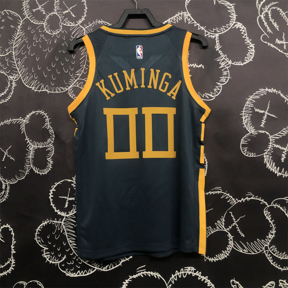 NBA Golden State Warriors V-Neck Black Jersey S-XXL