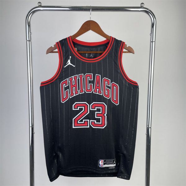 NBA Chicago Bulls Michael JORDAN#23 2022/23 Black JORDAN Edition Swingman Jersey S-XXL