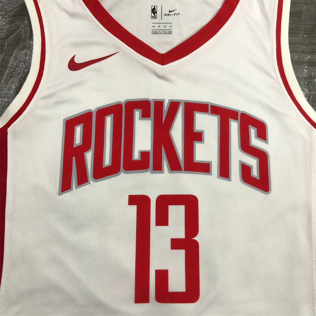 NBA Houston Rockets V-Neck White Jersey HAEDEN#13 S-XXL