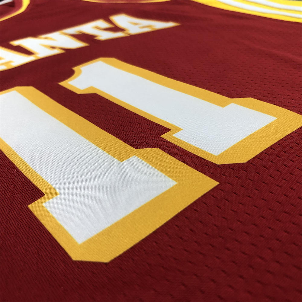 NBA Altanta Hawks Round Neck Red Jersey YOUNG#11 S-XXL