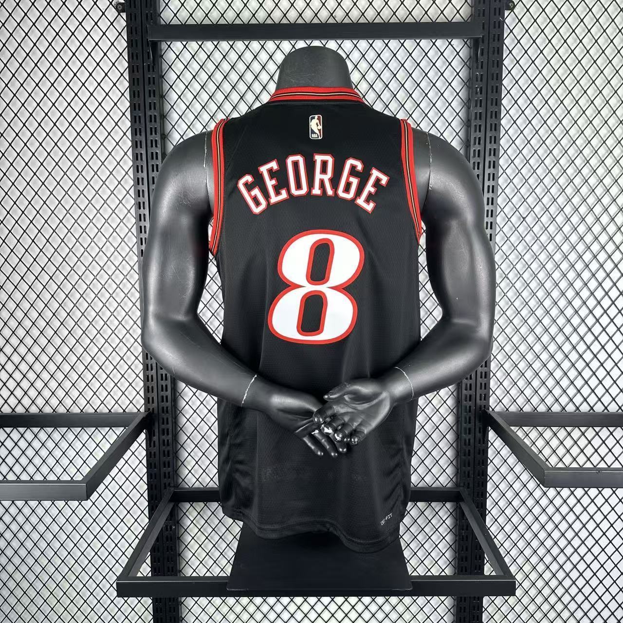 NBA Philadelphia 76ers 2026 Vintage Style Black Jersey GEORGE#8