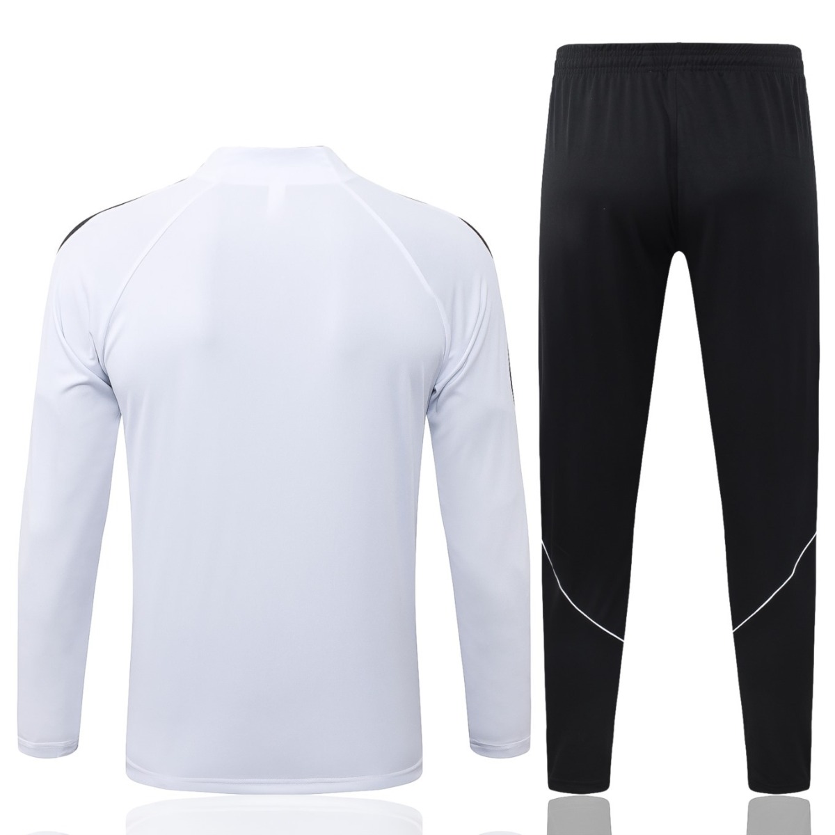 2026 Paris White Long-sleeved half-pull training kit