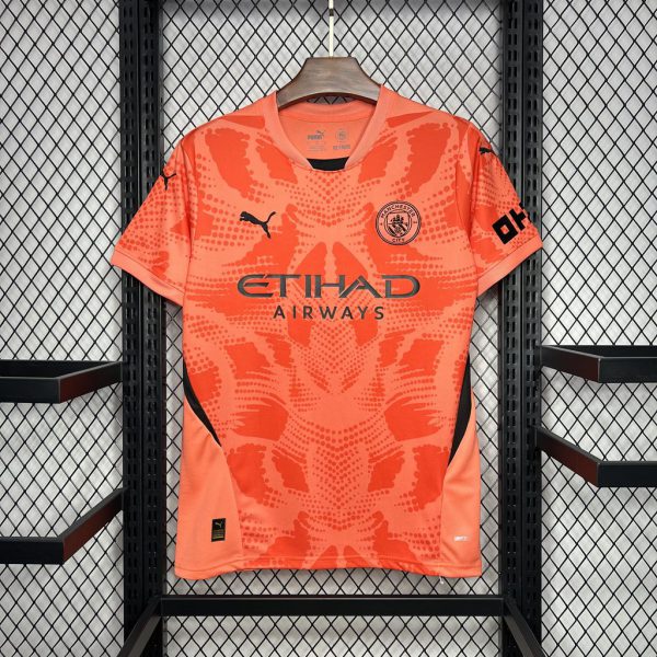 2024/25 Manchester City Orange Color Jersey Fan Version