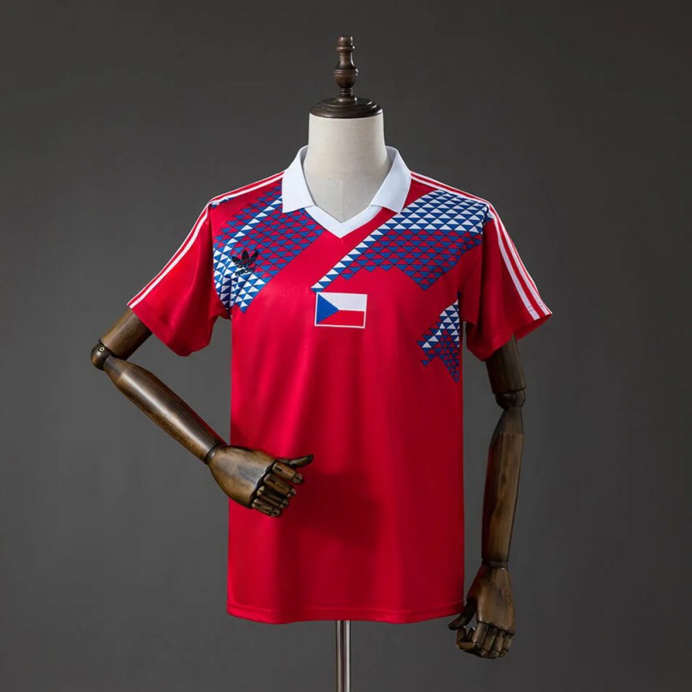 Retro Czechoslovakia 1990 Home Jersey Fan Version