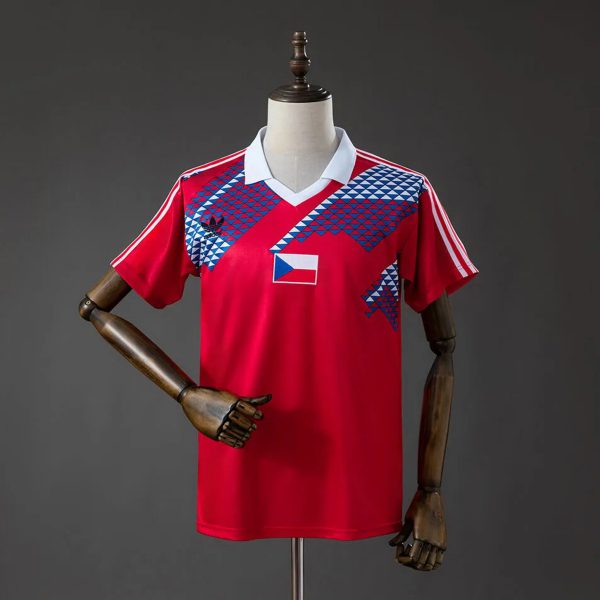 Retro Czechoslovakia 1990 Home Jersey Fan Version