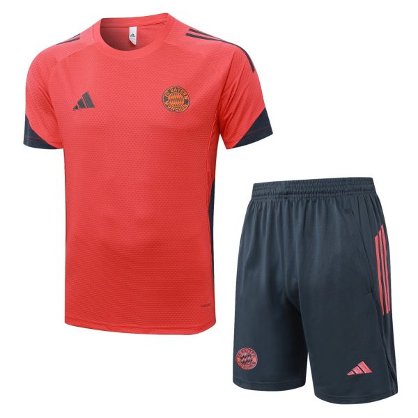 2026 Bayern Munich Orange Training Set Shirt and Shorts