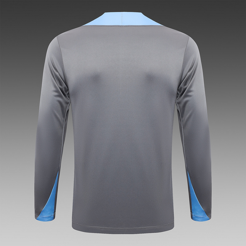 24/25 Tottenham Dark grey Long-sleeved half-pull training kit Football team kit
