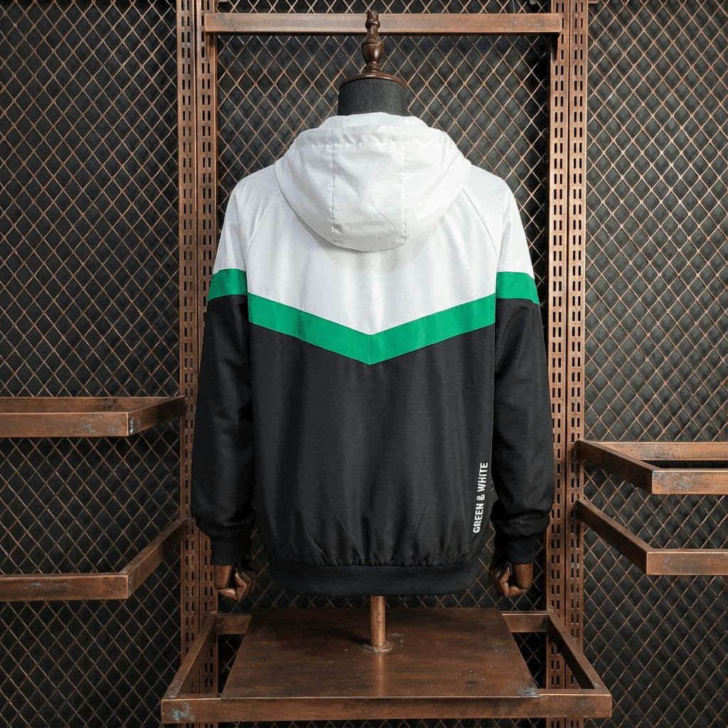 2026 Real Betis Black and White Windbreaker Sport Unifom