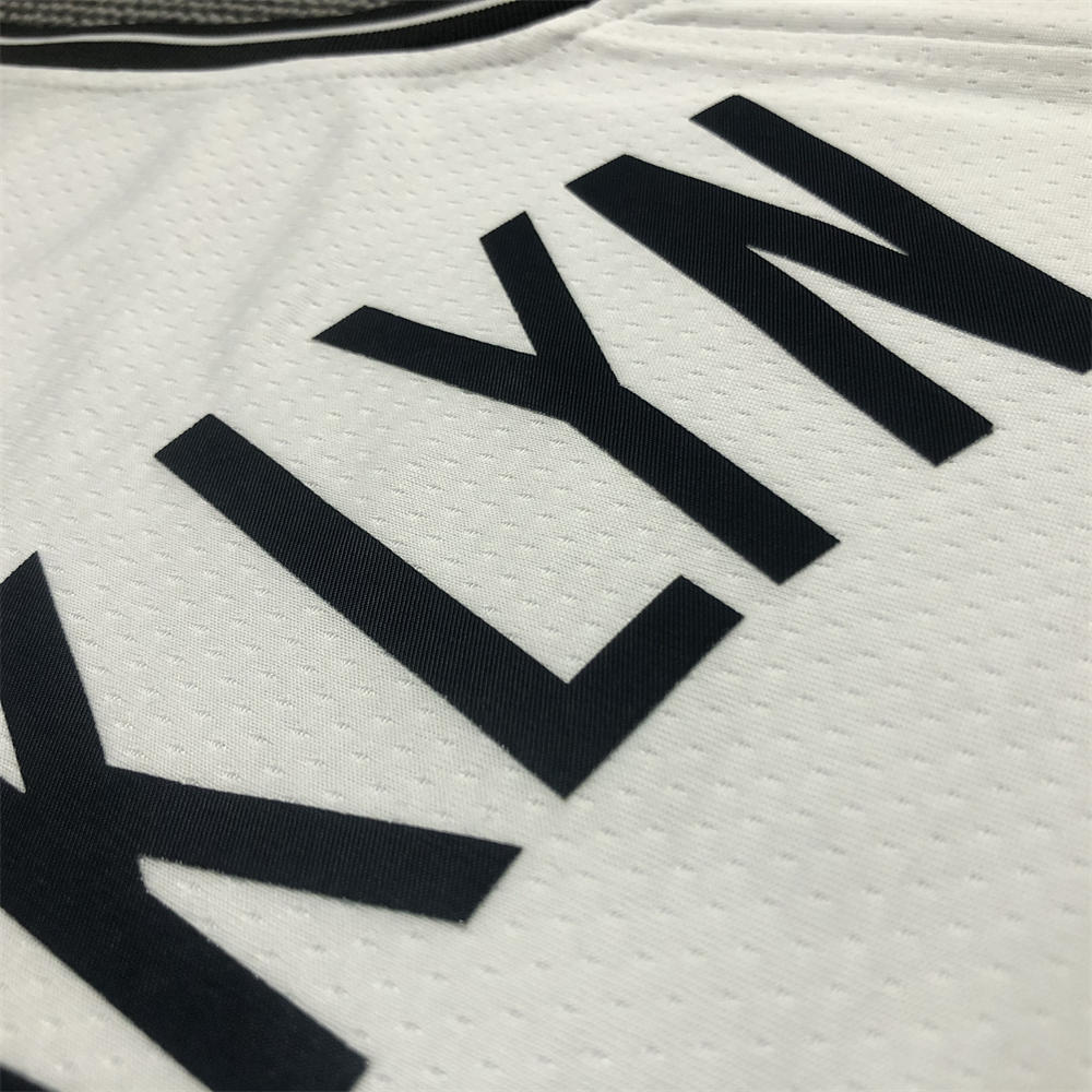 NBA Brooklyn Nets V-Neck White 75th anniversary Jersey IRVING#11 S-XXL
