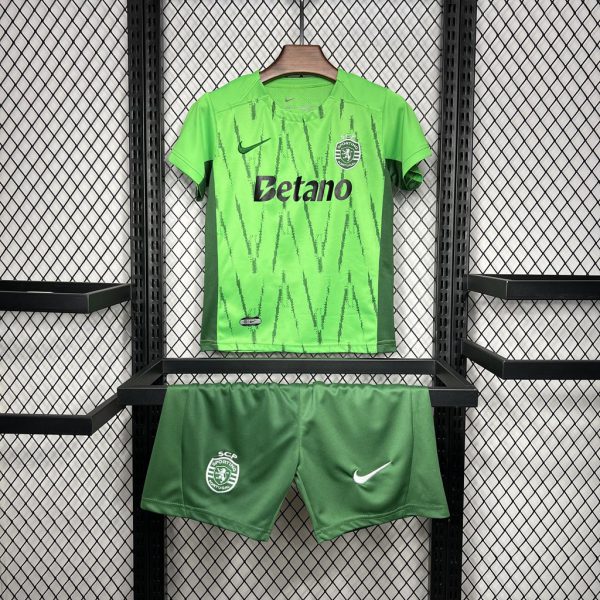 24/25 Sporting CP Thirds Away jersey Kid Kits Size 16-28