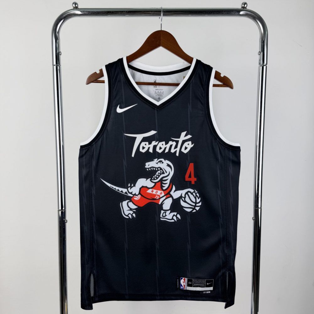 NBA Toronto Raptors 2026 City Edition Black Jersey BARNES#4
