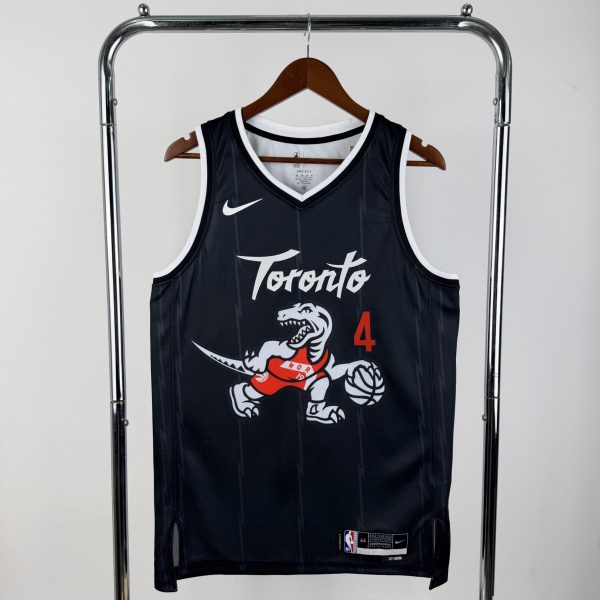 NBA Toronto Raptors 2026 City Edition Black Jersey BARNES#4
