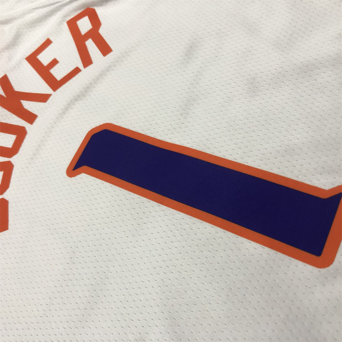 NBA Phoenix Suns V-Neck White jersey BOOKER#1 S-XXL