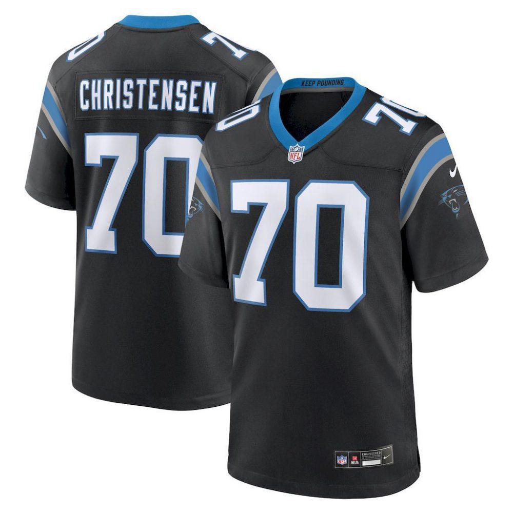 NFL Carolina Panthers Jeysey CHRISTENSEN #70