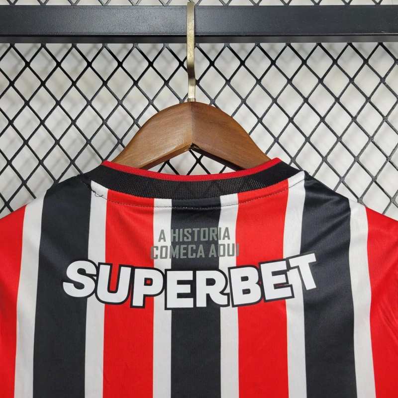 24/25 kids kits sao paulo away jersey size: 16-28