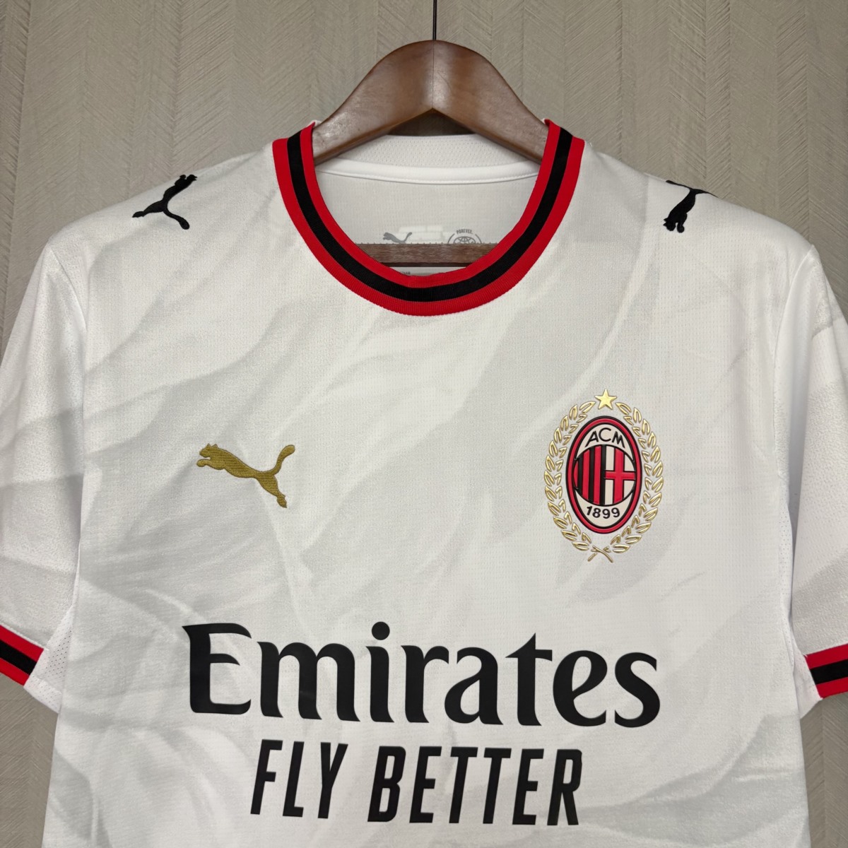 2025/26 AC Milan x Slam Jam White Jersey Fan Version