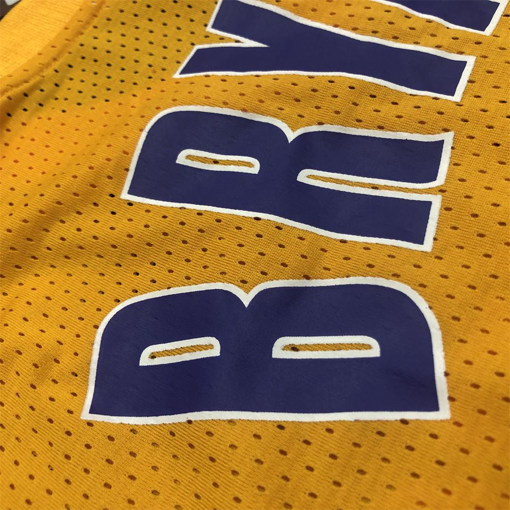 NBA Los Angeles Lakers Mitchellness Jersey Golden BRYANT#8 S-XXL