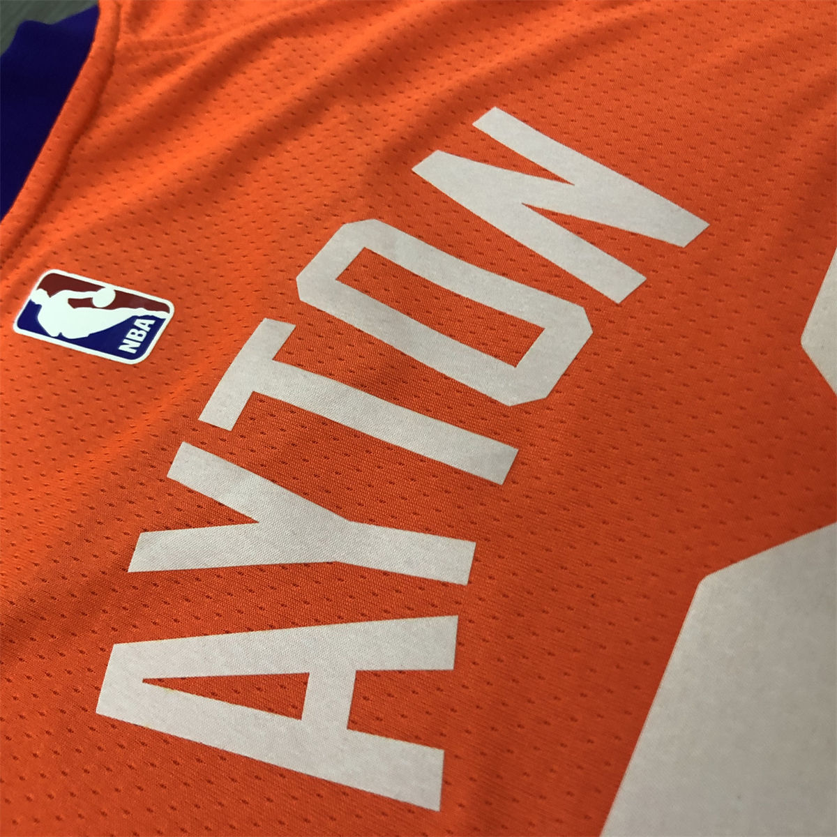 NBA Phoenix Suns V-Neck Orange jersey AYTON#22 S-XXL