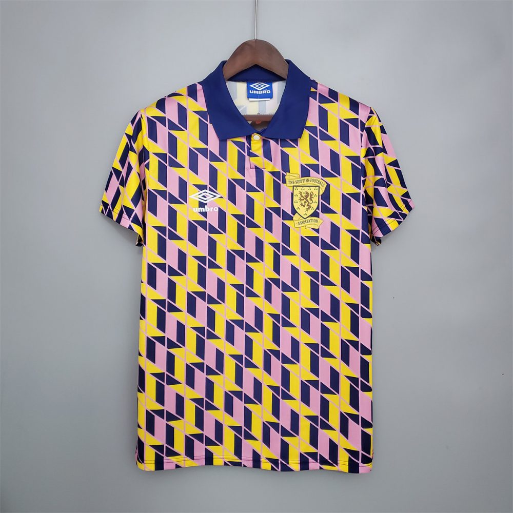 Retro Scotland 1988/89 Third Away jersey Fan Version