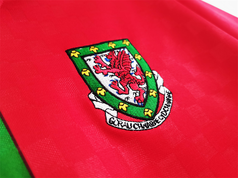Retro Wales 1996/98 Home jersey Fan Version