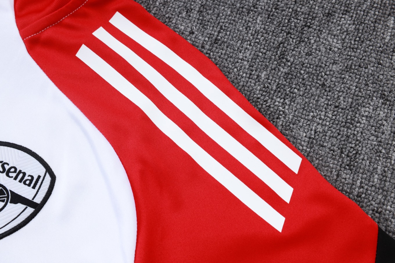 202526 Arsenal White Long-sleeved half-pull training kit Football team kit