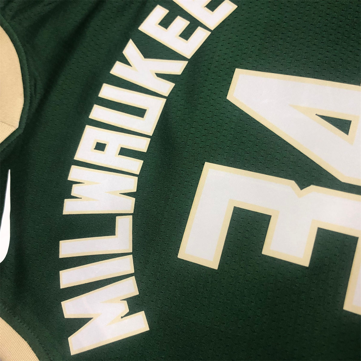 NBA Milwaukee Bucks V neck Green jersey ANTETOKOUNMPO#34 S-XXL