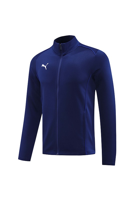 2024 Puma Royal Blue Jacket Training Suit Set Football Team Shirt Sports Fashion