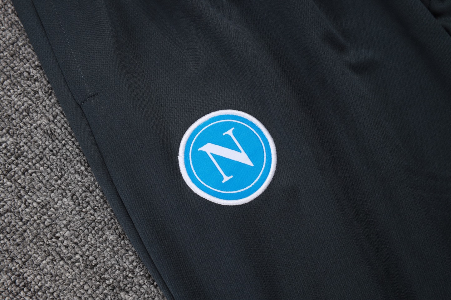 2025/26 Naples Blue Long-sleeved half-pull training kit Football team kit