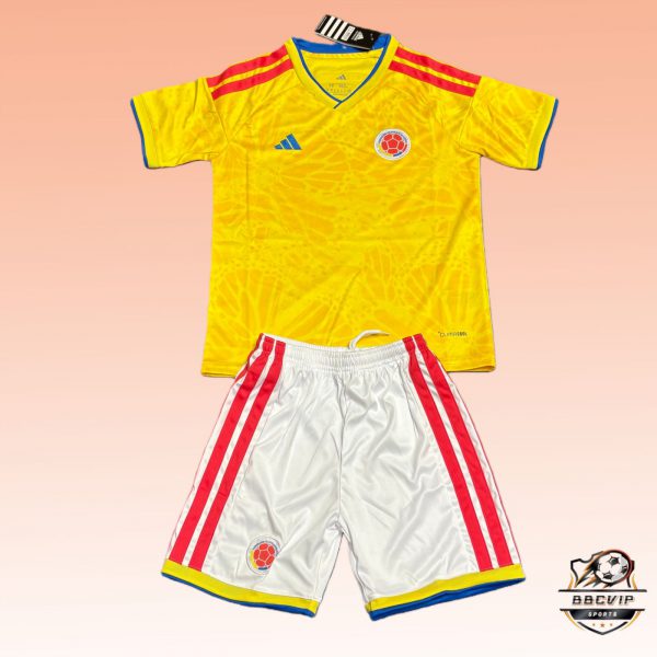 Colombia 2026 World Cup Home jersey Kid Kits Size 16-28