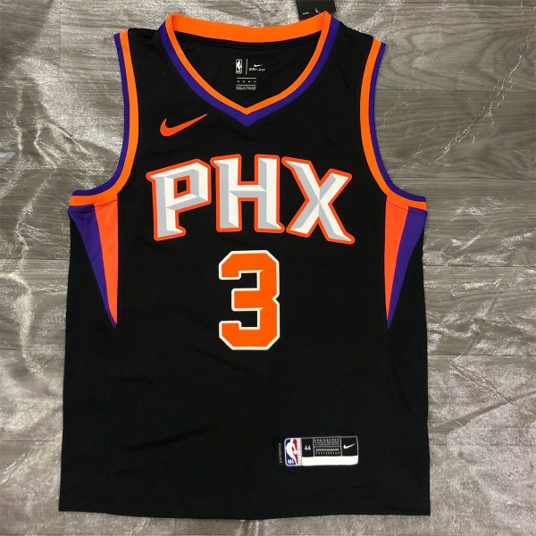 NBA Phoenix Suns V-Neck Black jersey PAUL#3 S-XXL